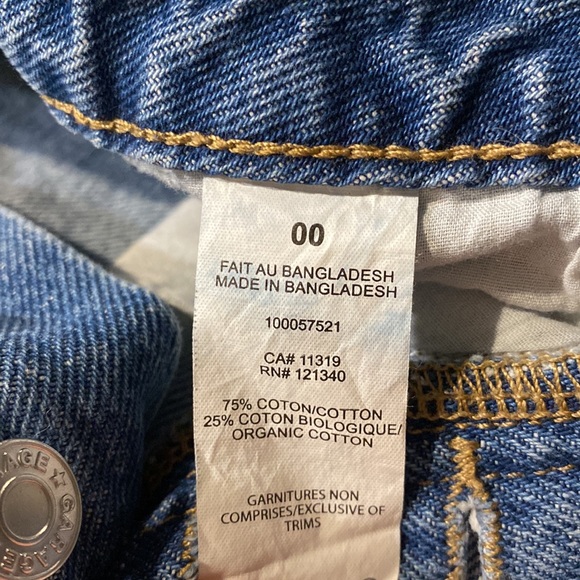 Garage denim ex-boyfriend, ripped, 4 button jeans size - 00 :) - Picture 8 of 8